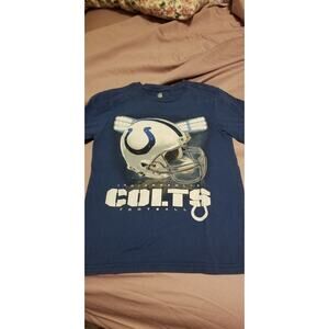 Boy's T-Shirt Size 10-12 NFL Indianapolis Colts Medium Blue Color